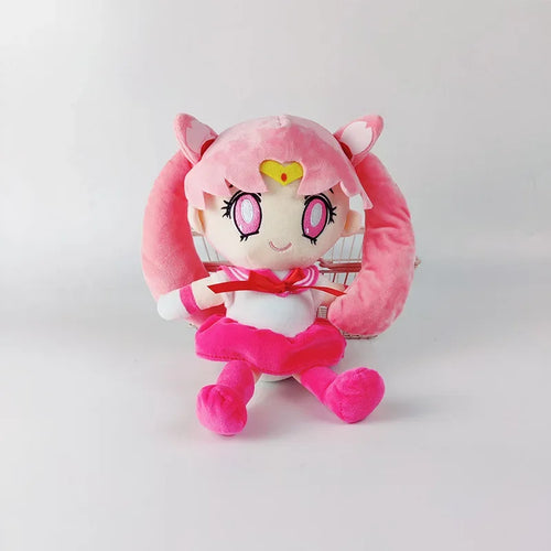 2026 Kawaii Sailord Moon Plush Toy Moon Cat Moon Hare Cute Girl Heart Filled Anime Doll Gift Home Bedroom Decor Birthday Gift