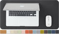 Compact Cork Desk Mat - Small Dual-Sided Desk Pad for Office and Home - Desk Organization and Accessories - Ideal for Large Mouse Pad and Small Desk Mats on Top of Desks(Black,60Cmx 30Cm)