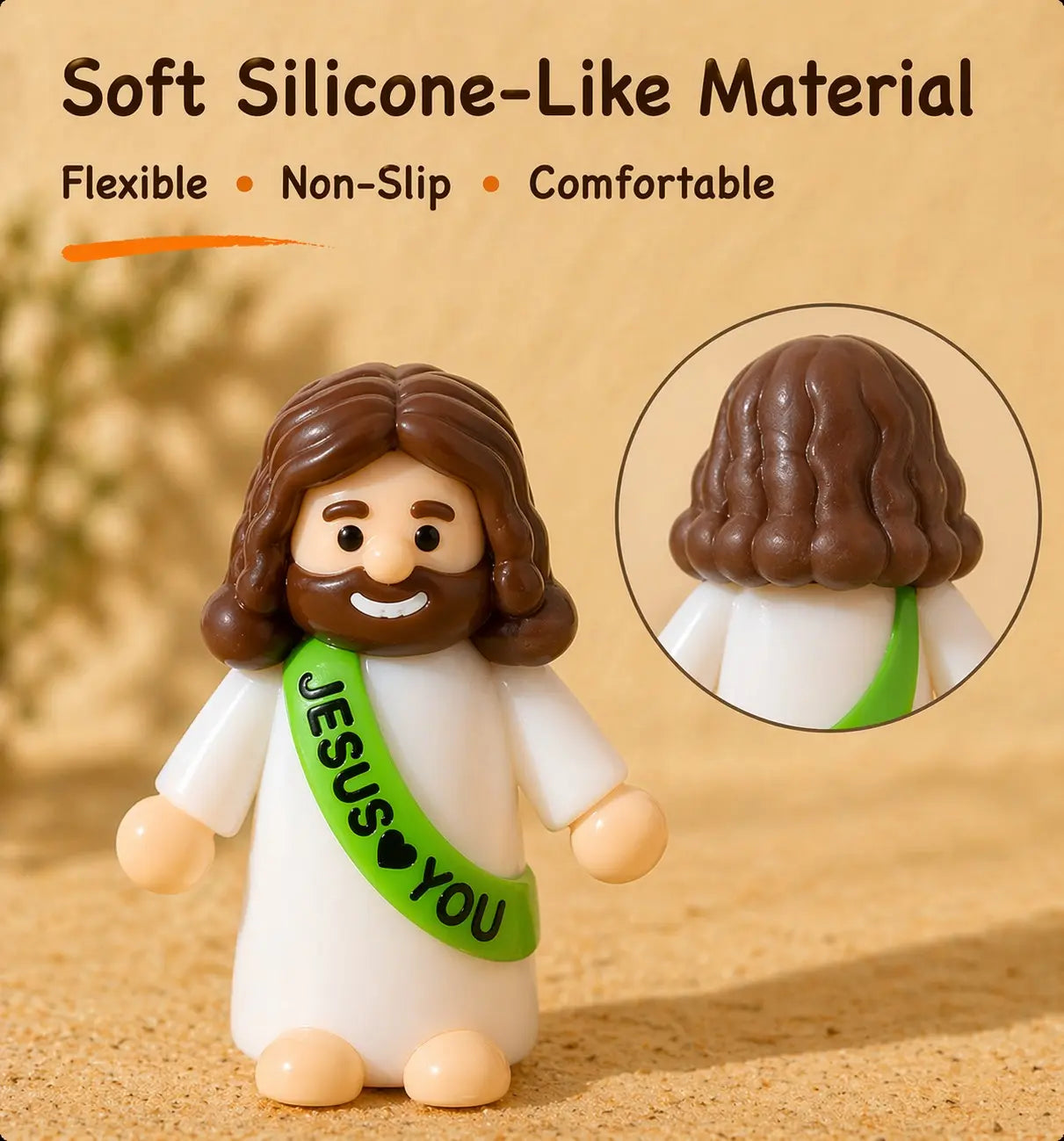 30PCS Little Jesus Figures, Mini Jesus Figurines in Bulk, Multicolor Tiny Jesus Figures, Miniature Figurines to Hide and Seek Religious Gifts for Easter Egg Stuffers (30PC)
