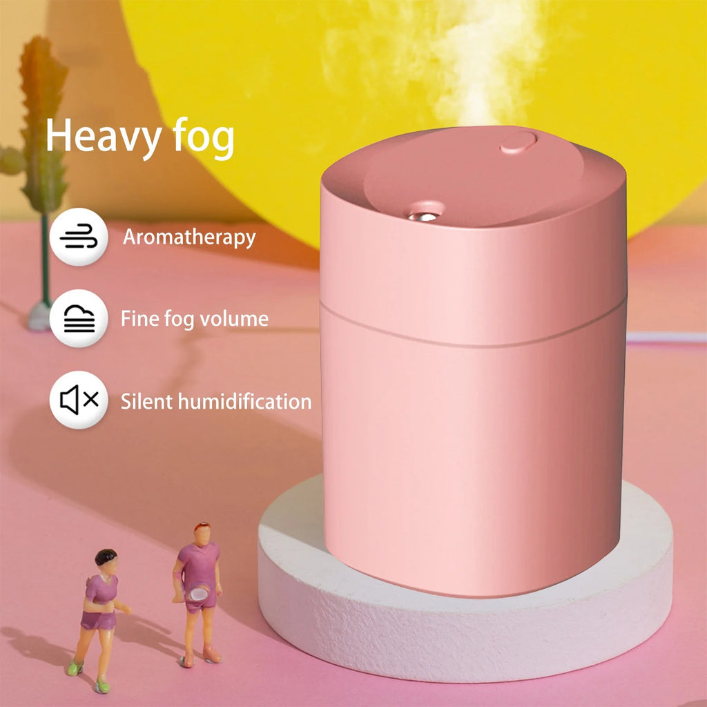 2023 Promotion on Sale, Portable Desk Humidifier, Cool Mist Humidifier, Small Humidifier for Home Bedroom Office, Plants, Colorful Night Light Function