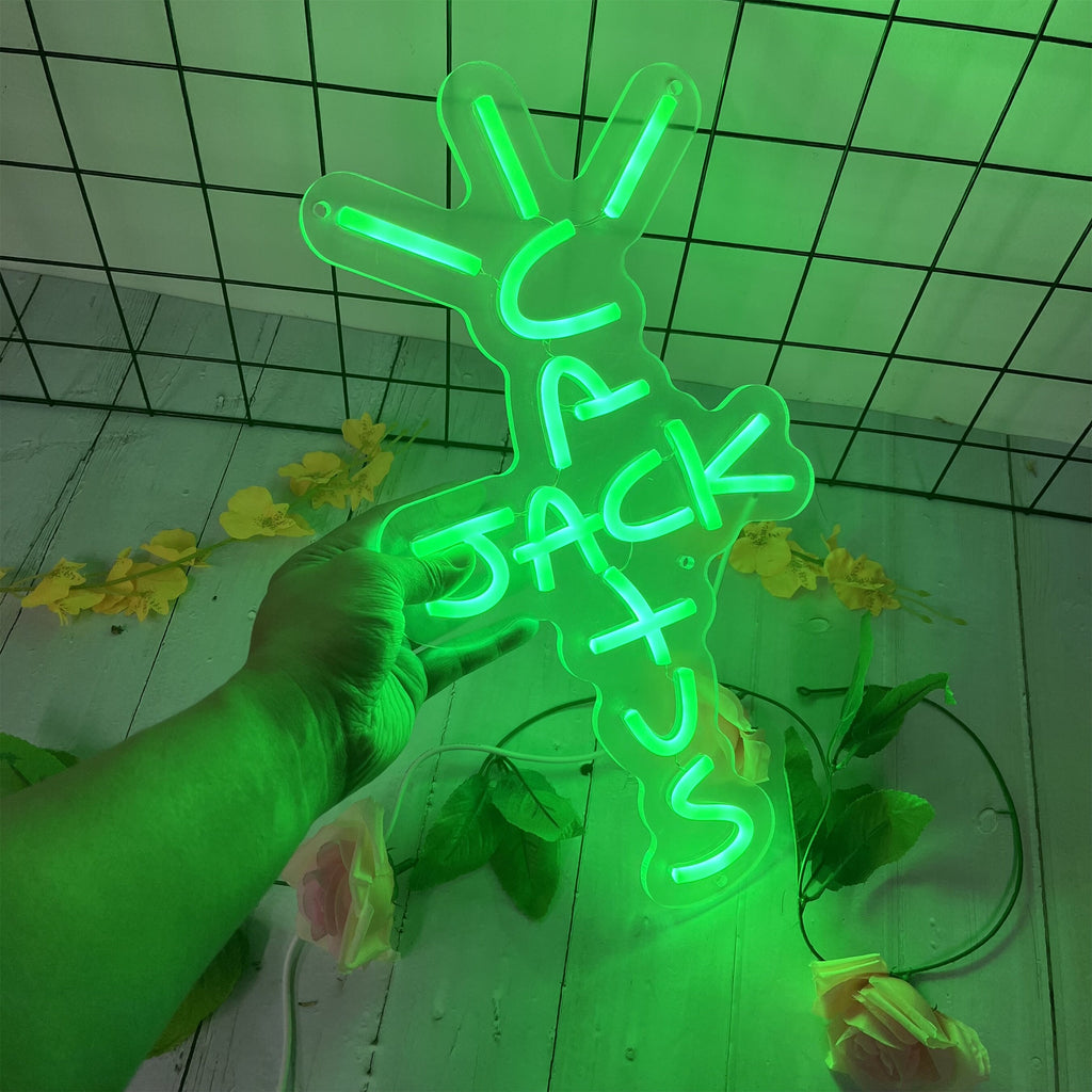 Cactus Neon Sign: LED Light for Bedroom Decor